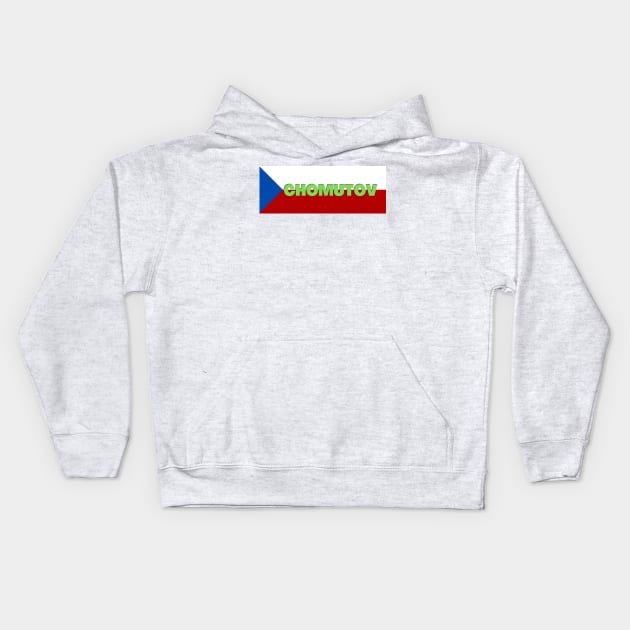 Chomutov City in Czech Republic Flag Kids Hoodie by aybe7elf